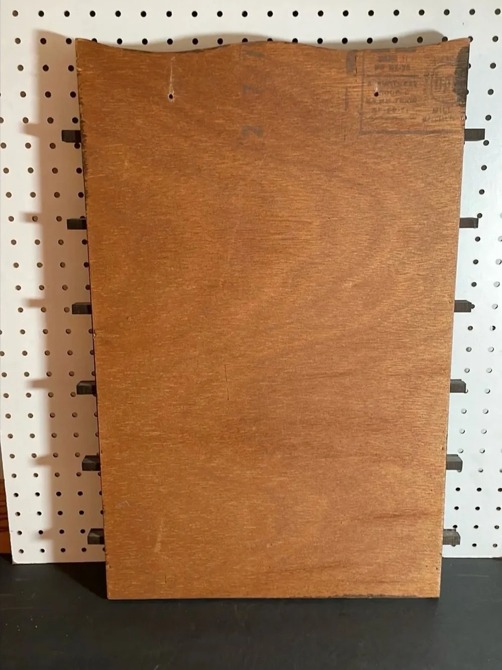 Large Dark Wood Spoon Holder